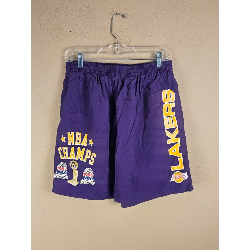 Mitchell & Ness Los Angeles Lakers Purple 1988 Champions‎ Heritage Shorts Large